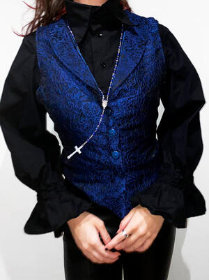 Blue vest
